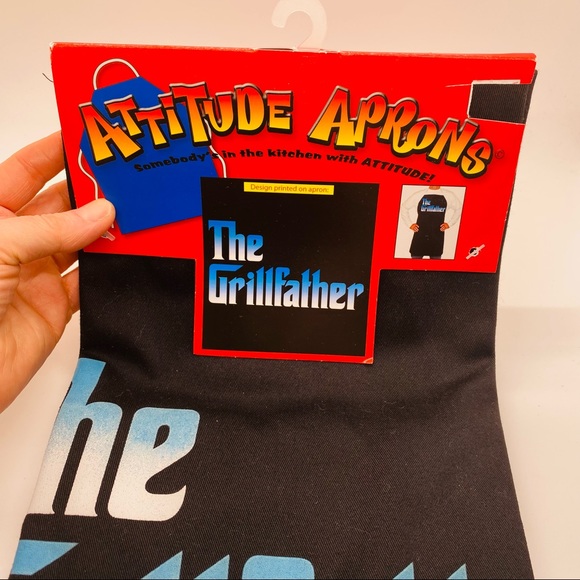 NWT Attitude Aprons The Grillfather Apron - Picture 4 of 8